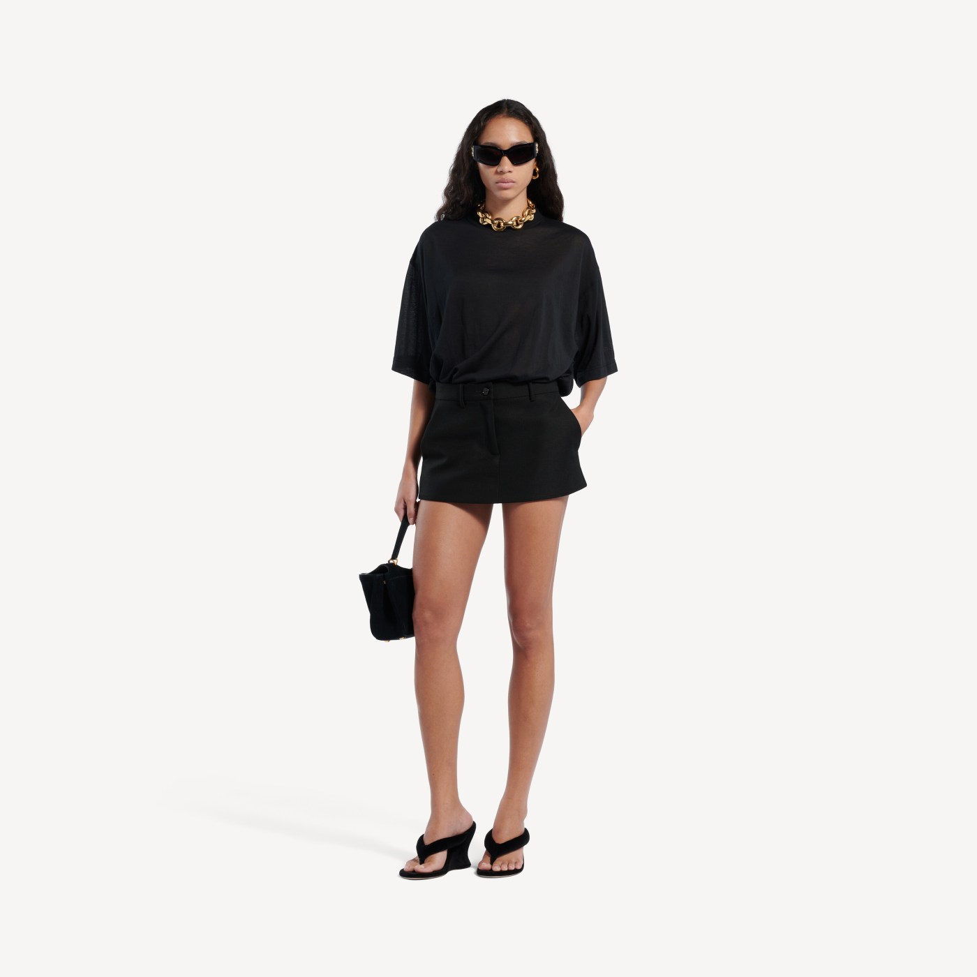Mini tailored skort