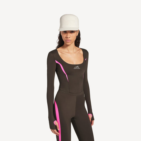 Techwear fitted long sleeve top