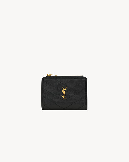 NIKI bi-fold wallet in vintage leather