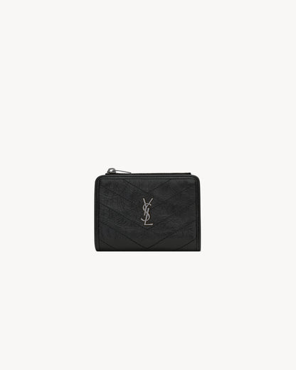 NIKI bi-fold wallet in vintage leather
