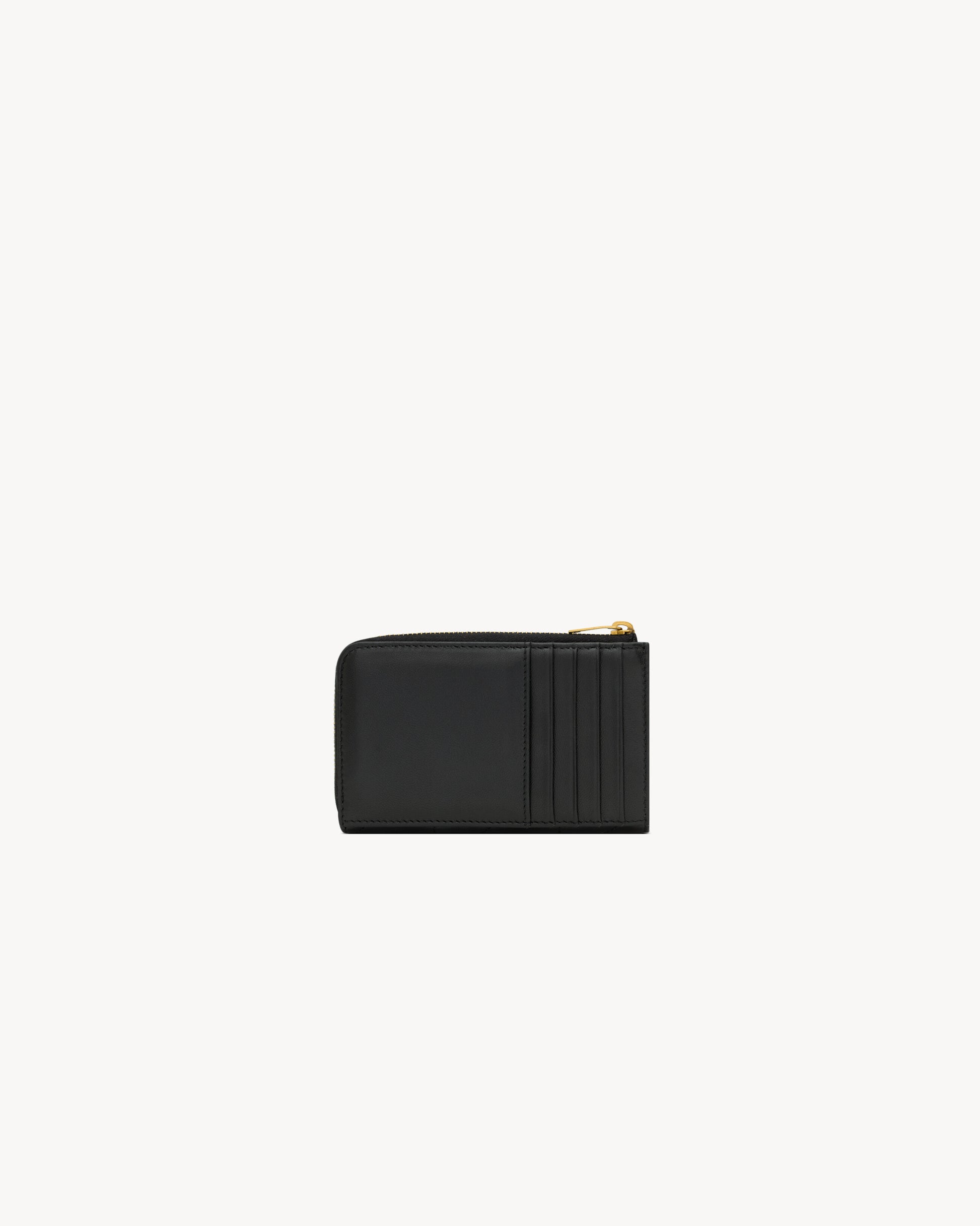 JAMIE zip card case in lambskin