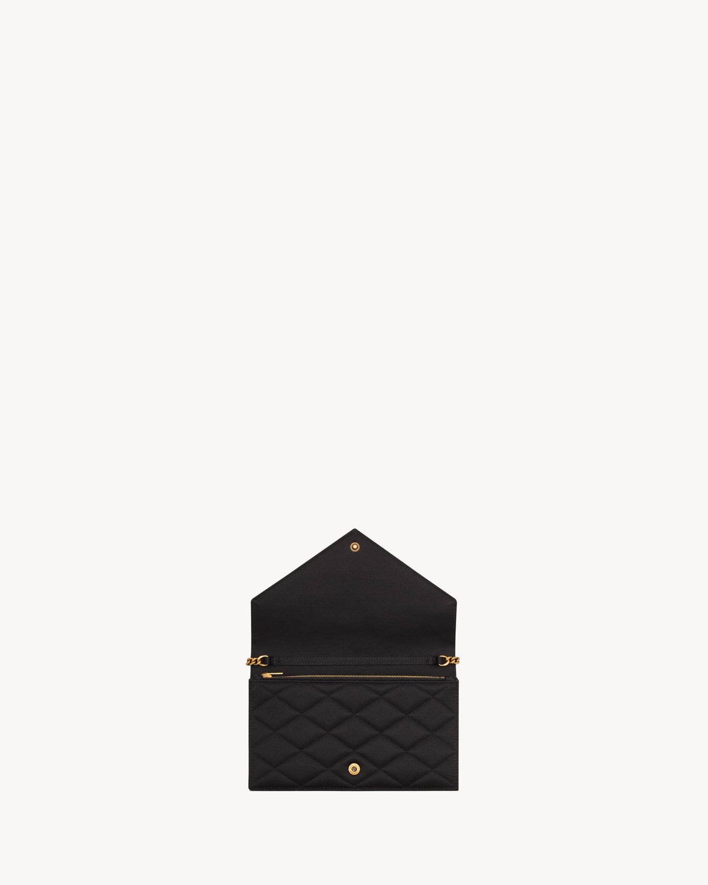 PARIS chain wallet in satin