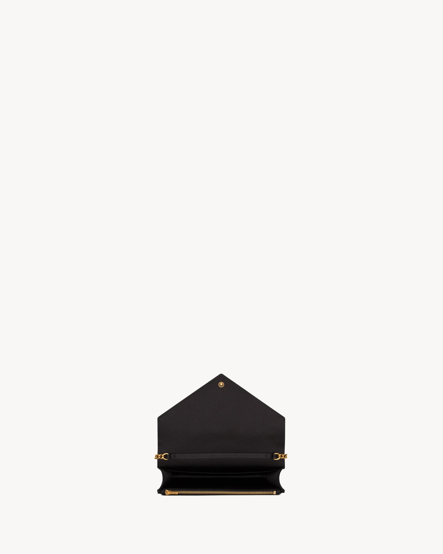 PARIS chain wallet in satin