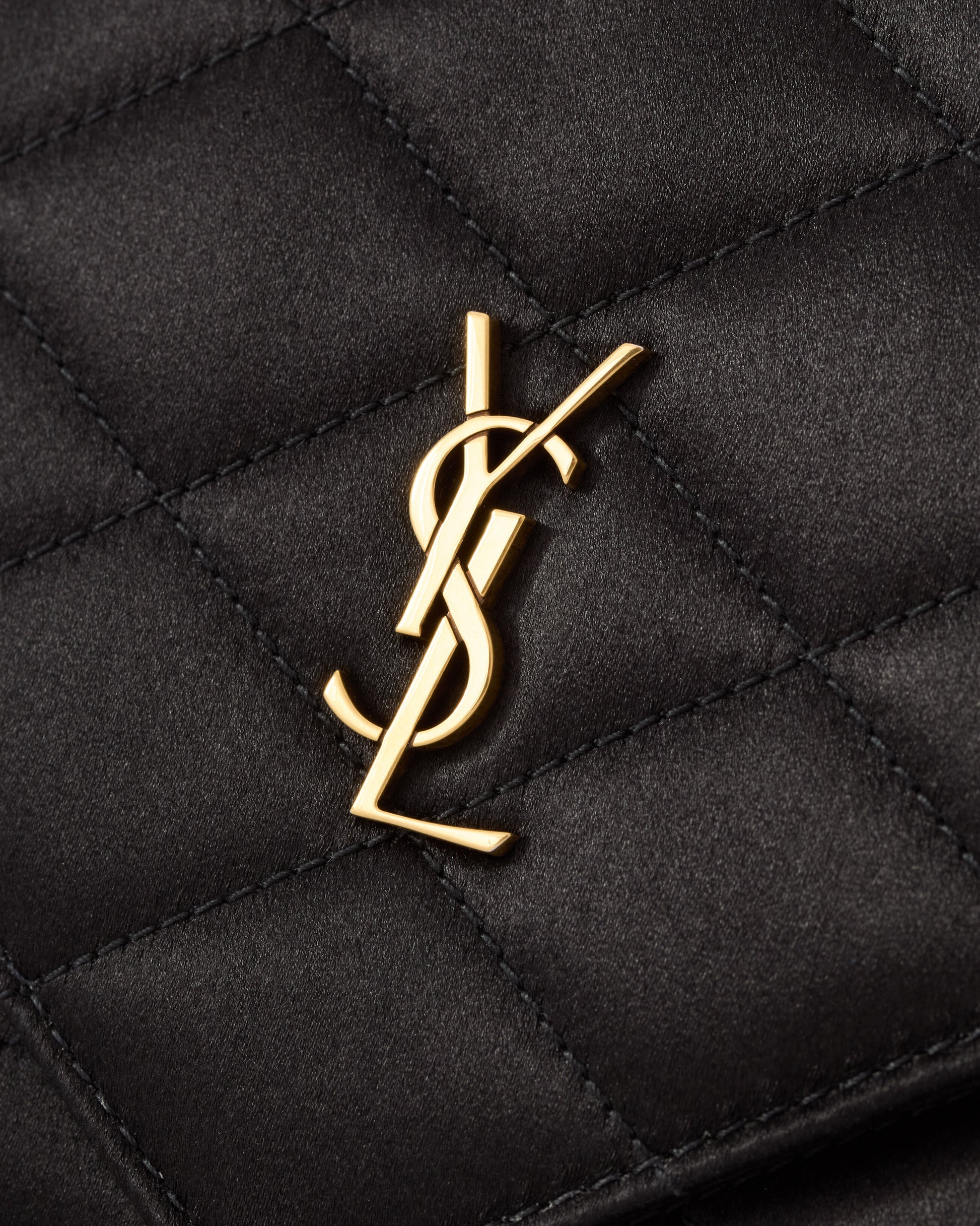 PARIS chain wallet in satin