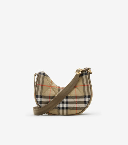 Horseshoe Crossbody Bag in Sand beige
