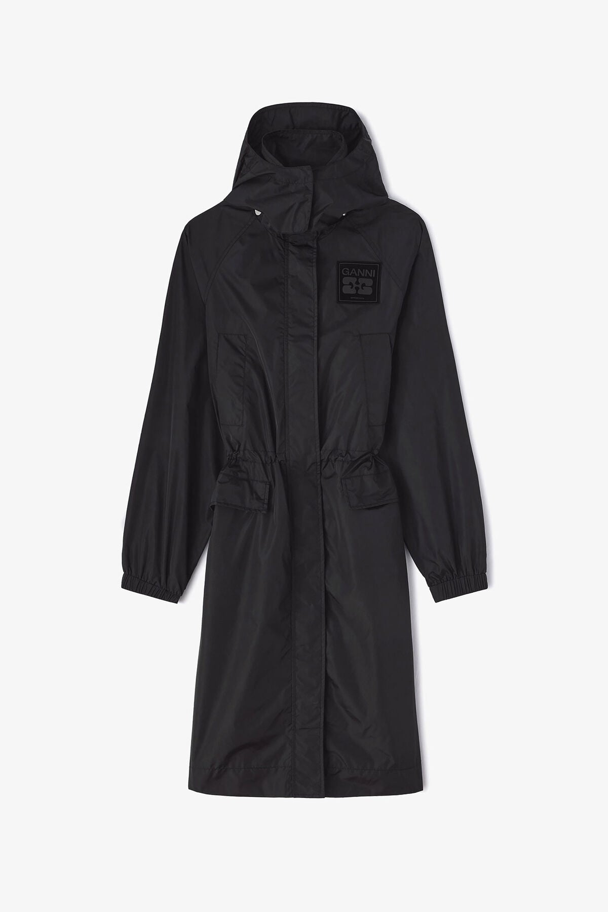 Nylon Parka Coat