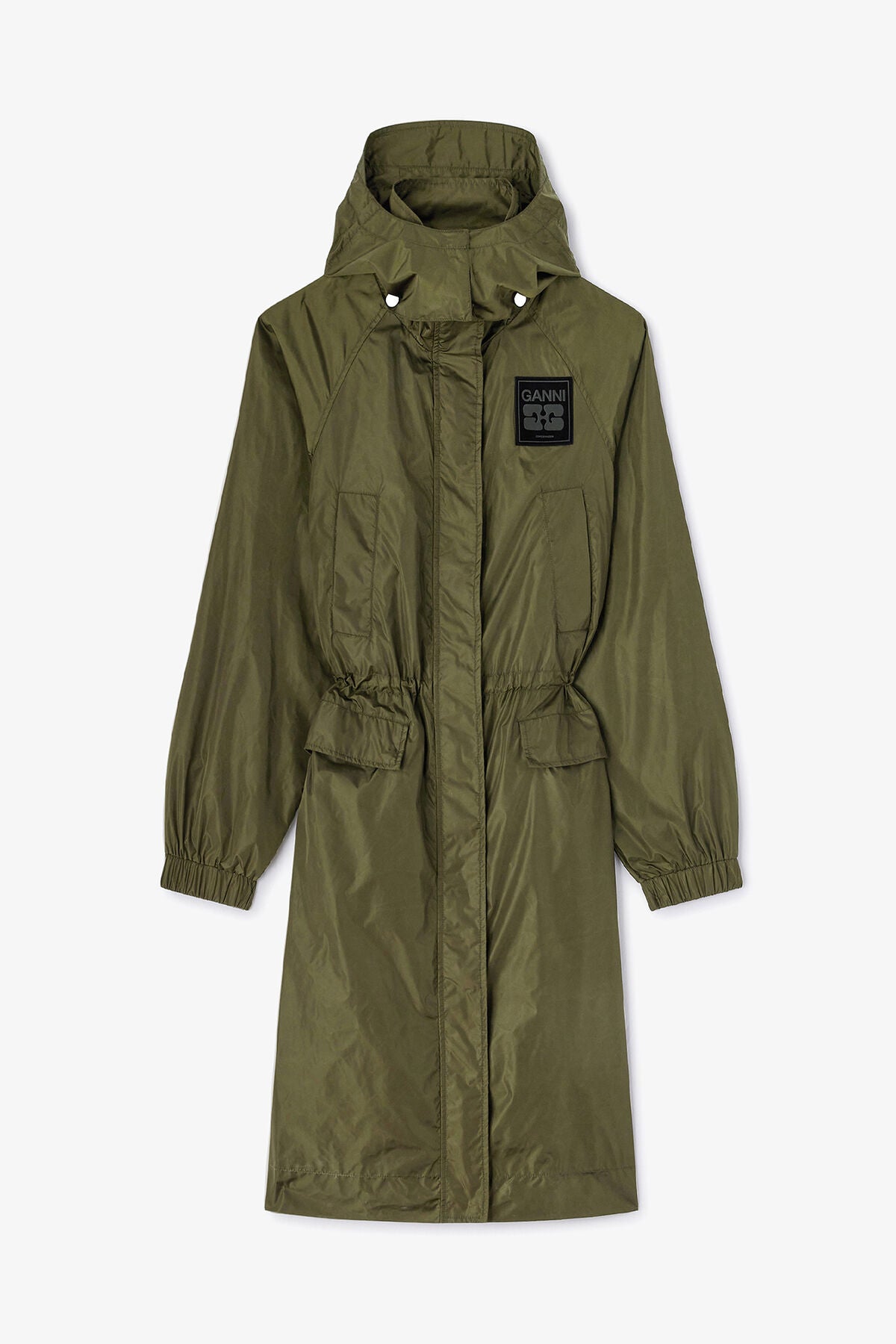 Nylon Parka Coat