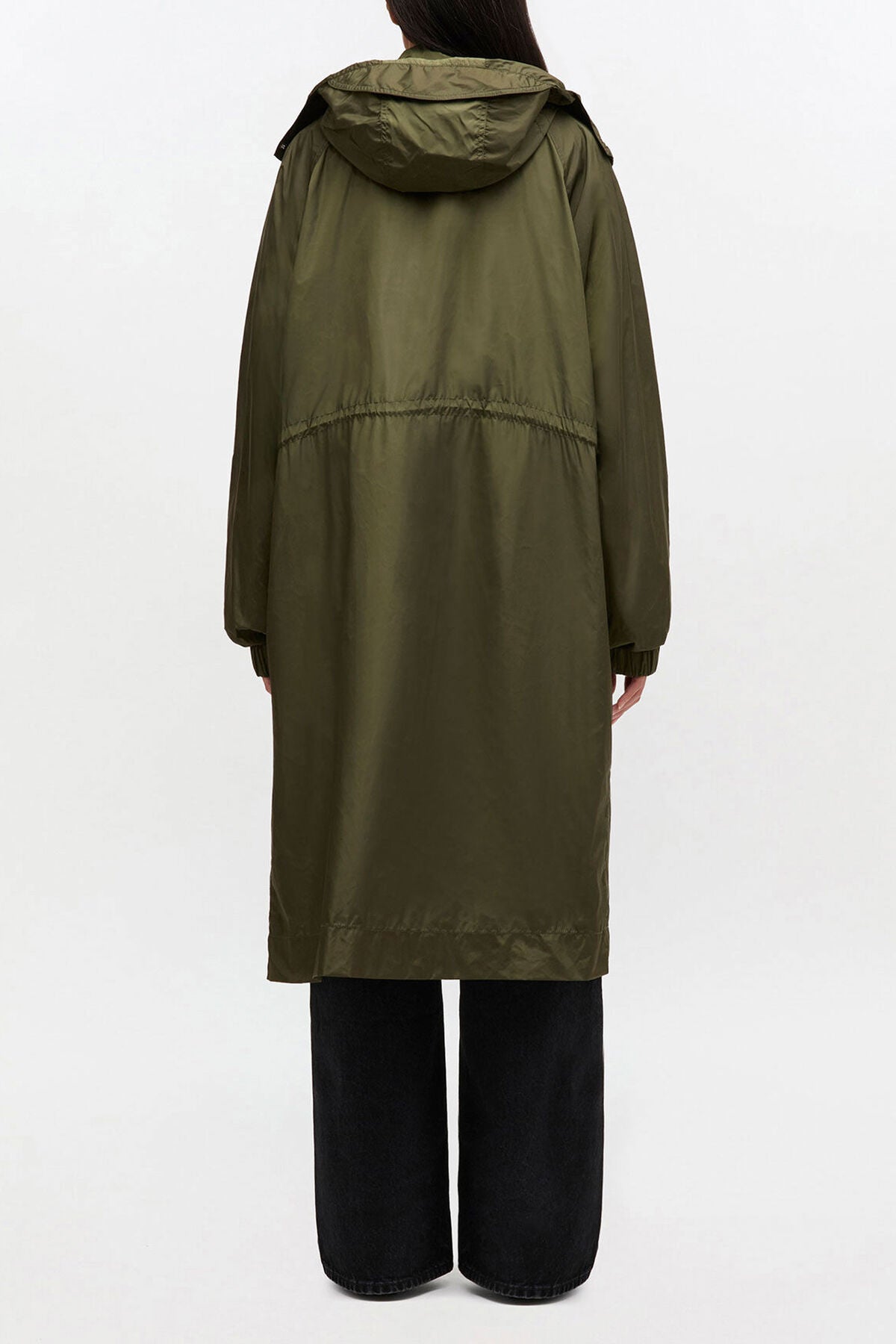Nylon Parka Coat