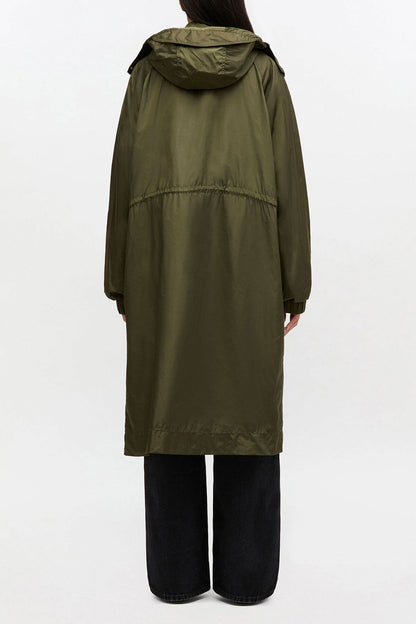 Nylon Parka Coat