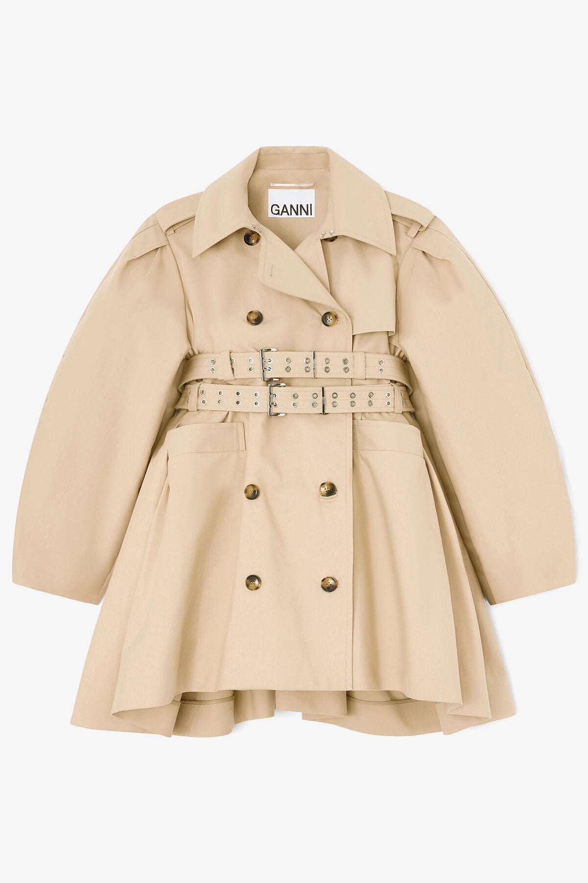 Trench Coat in Double Cotton