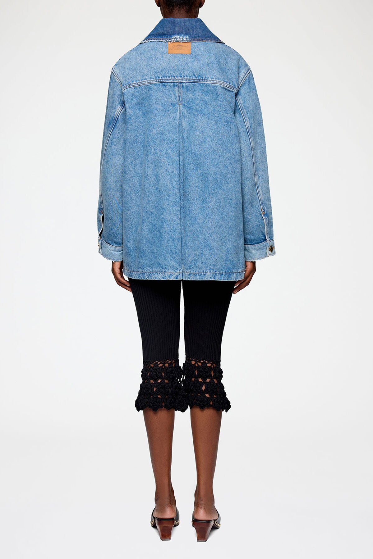 Jacket in Patchwork Denim