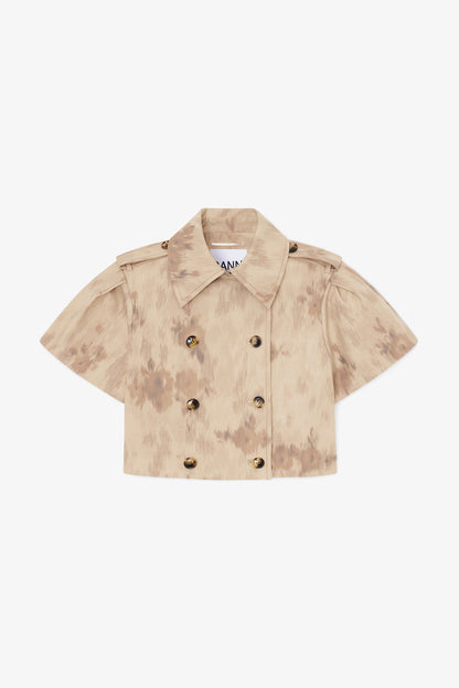 Jacket in Printed Cotton