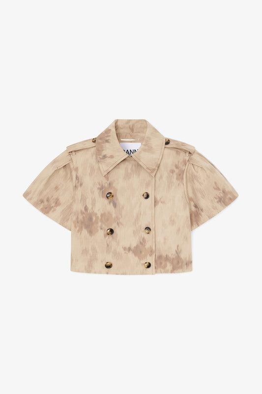 Jacket in Printed Cotton