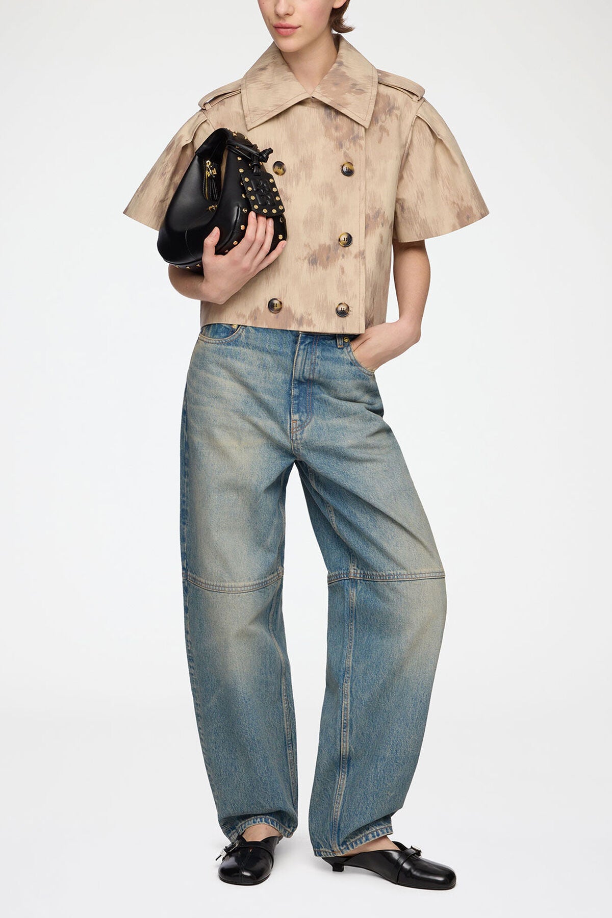 Jacket in Printed Cotton
