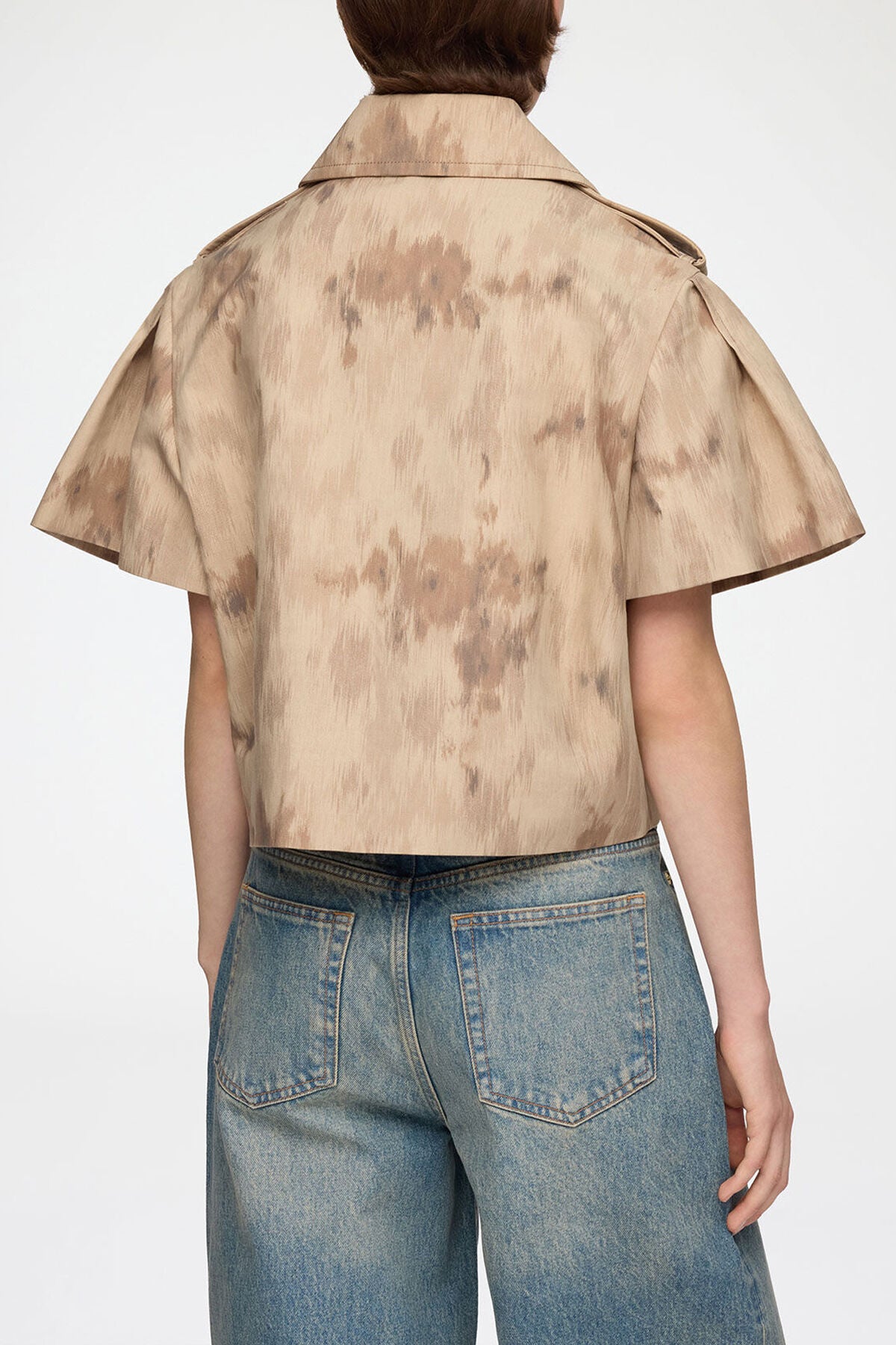 Jacket in Printed Cotton