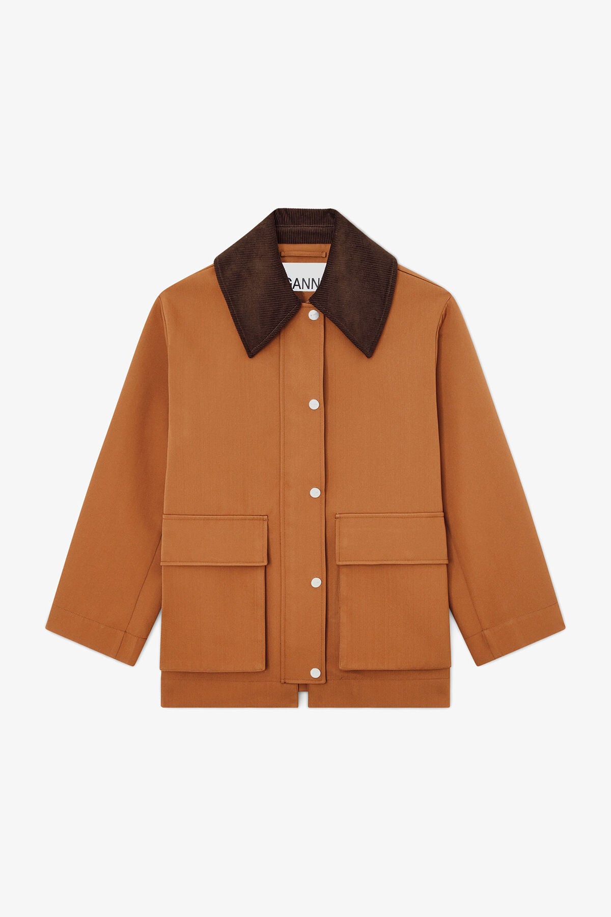 Jacket in Brown Twill