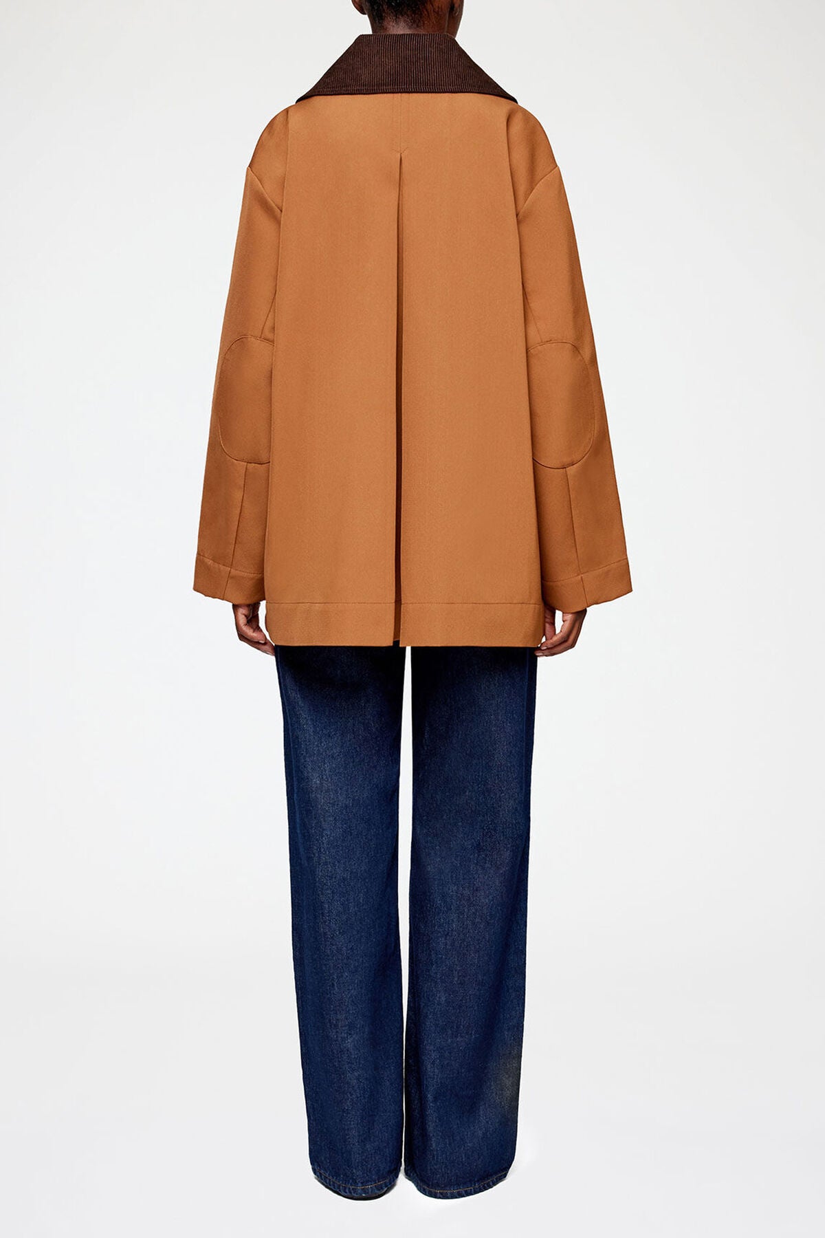 Jacket in Brown Twill