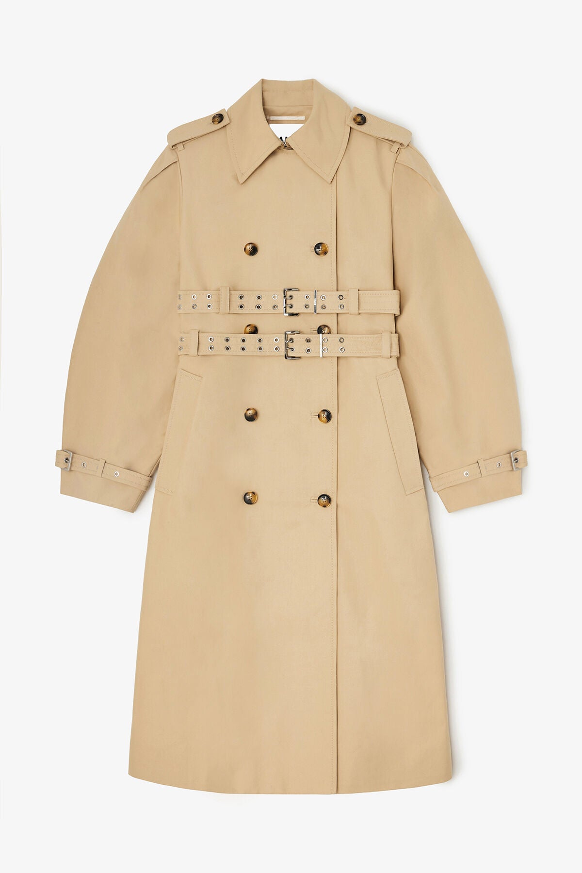 Trench Coat in Double Cotton
