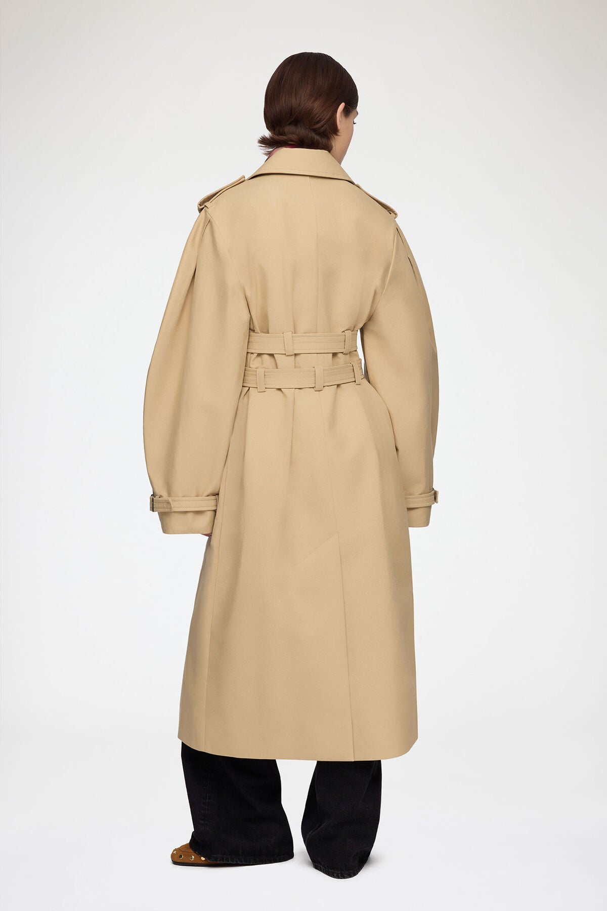 Trench Coat in Double Cotton