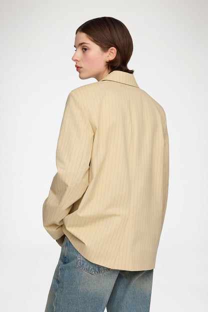 Blazer in Beige Suiting