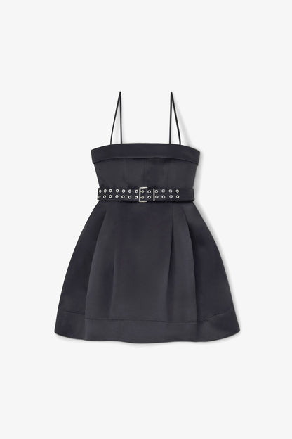 Dress in Black Satin