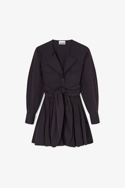 Shirt Dress in Stretch Cotton
