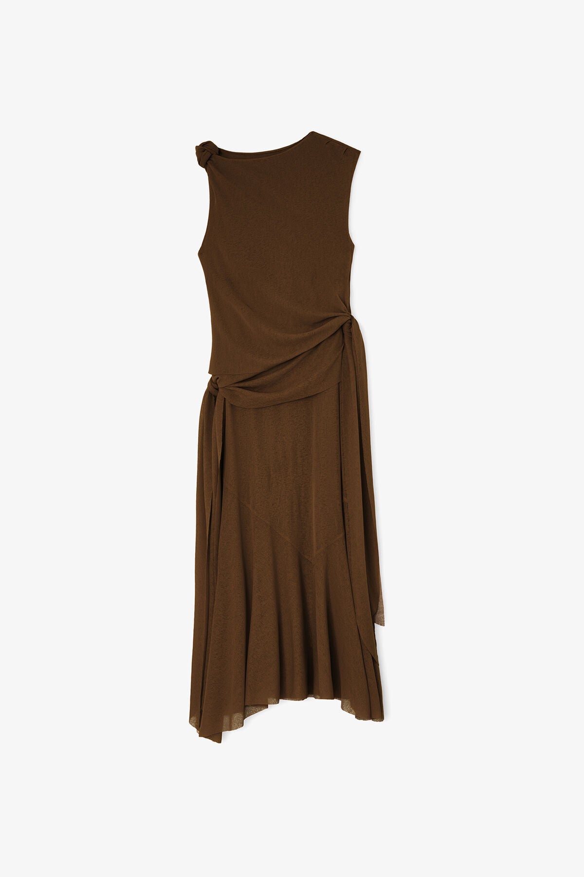 Long Dress in Marl Mesh