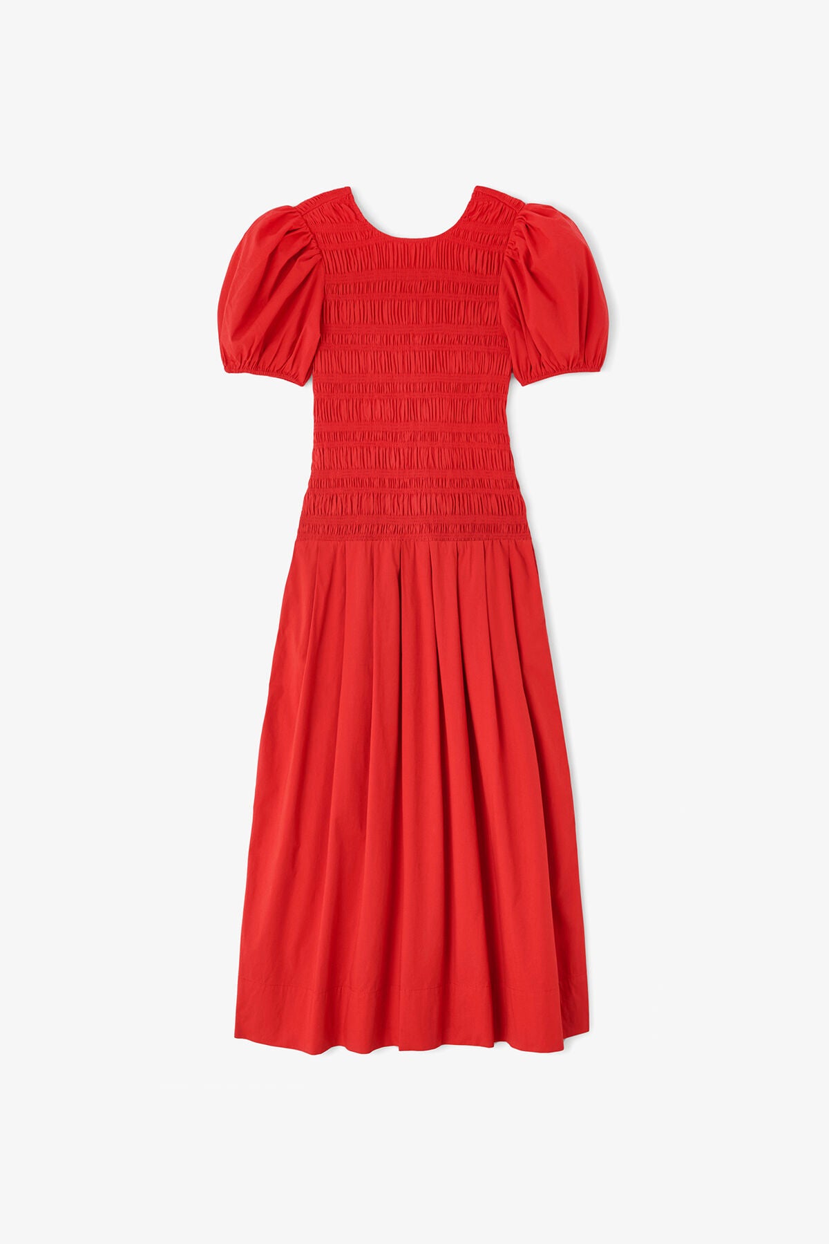 Dress in Smocked Cotton