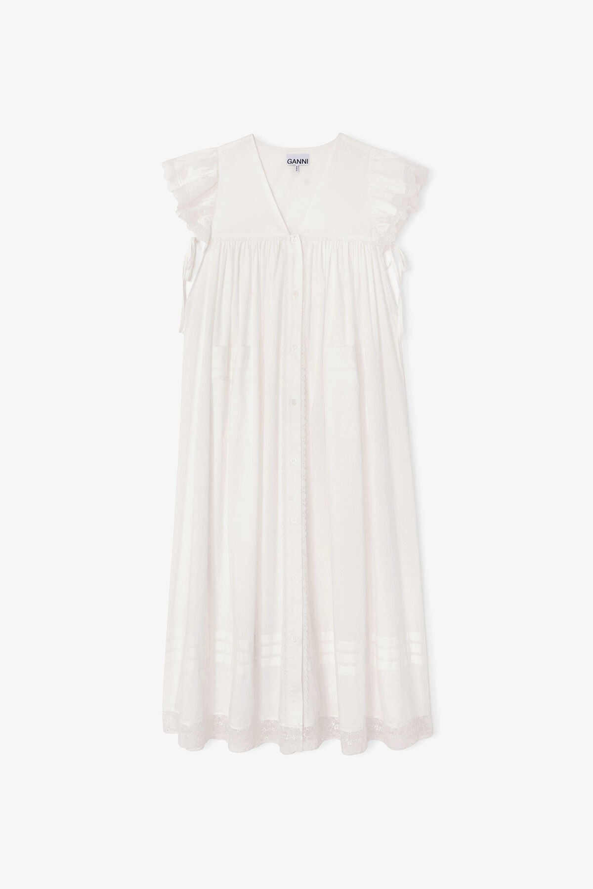 Dress in White Cotton