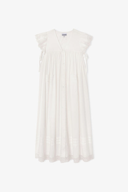 Dress in White Cotton