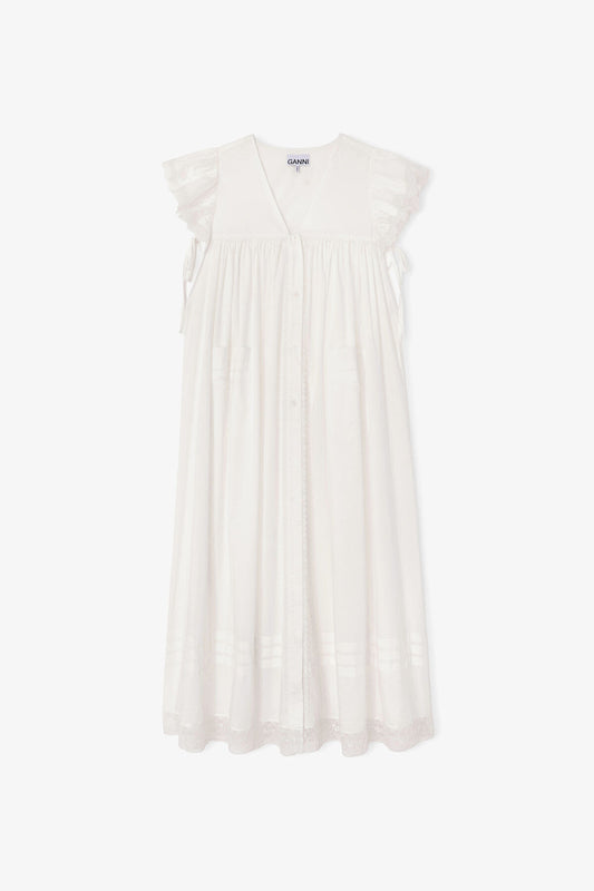 Dress in White Cotton
