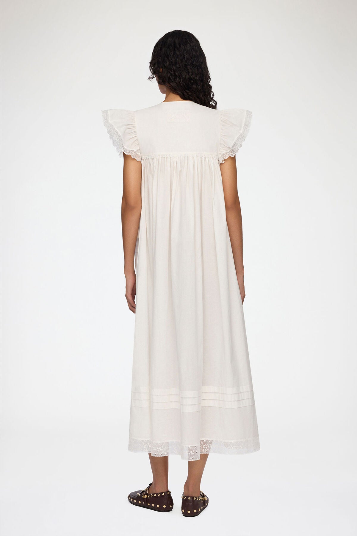 Dress in White Cotton