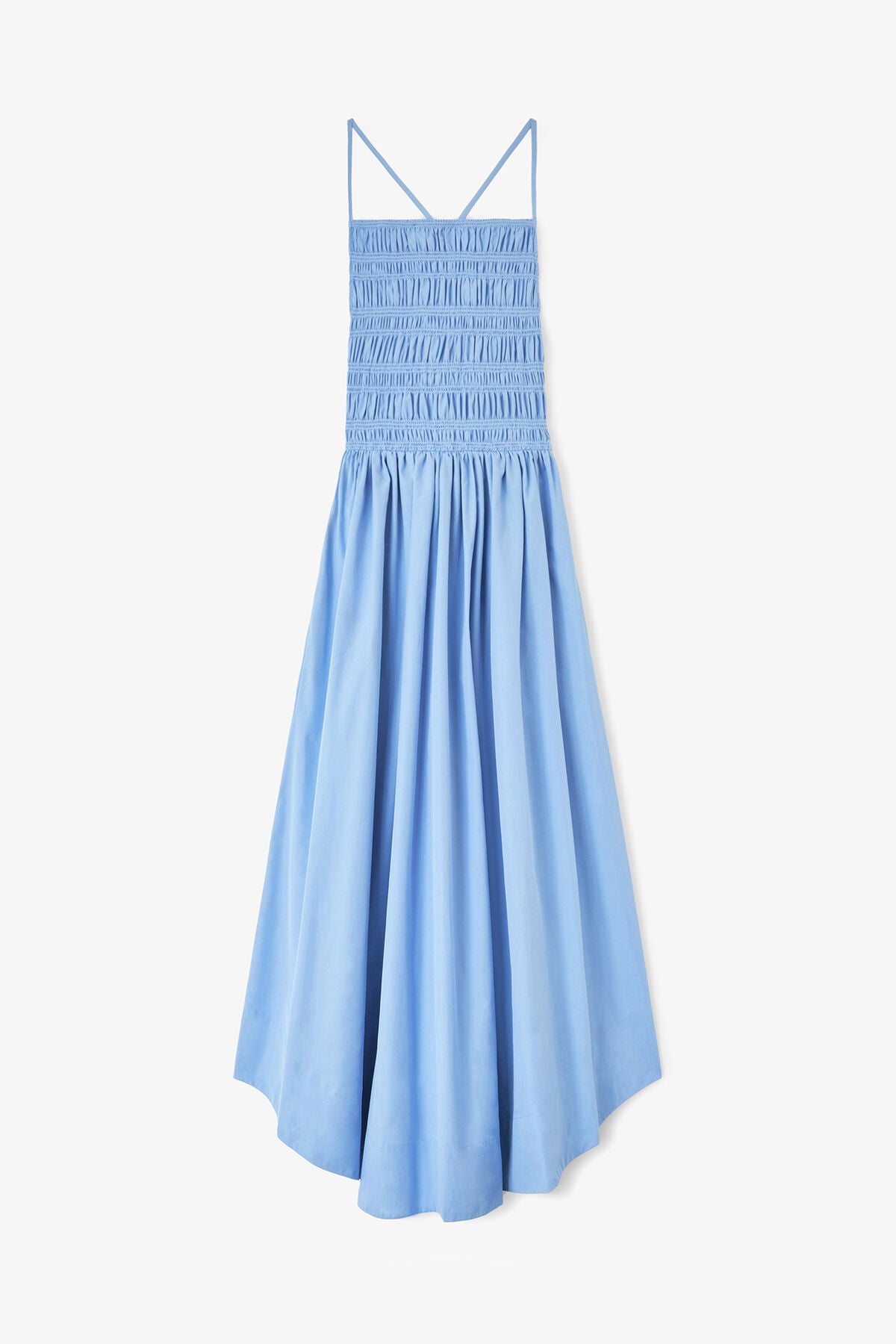 Dress in Blue Poplin