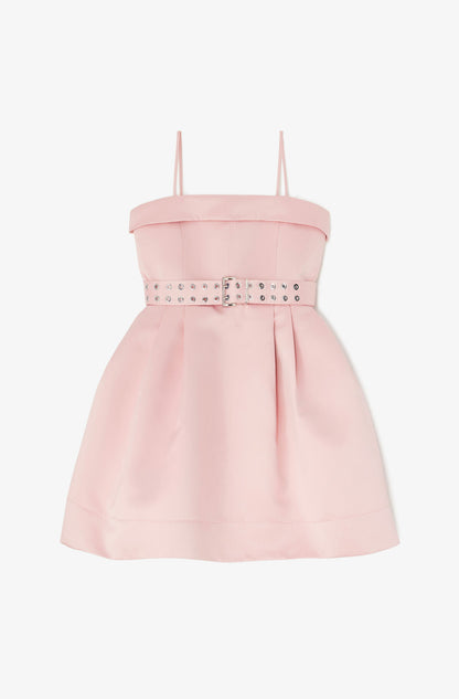 Dress in Pink Satin