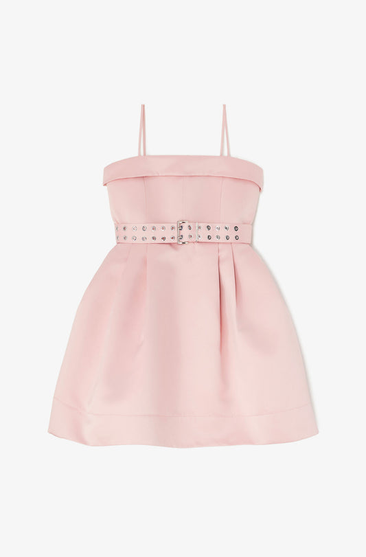 Dress in Pink Satin