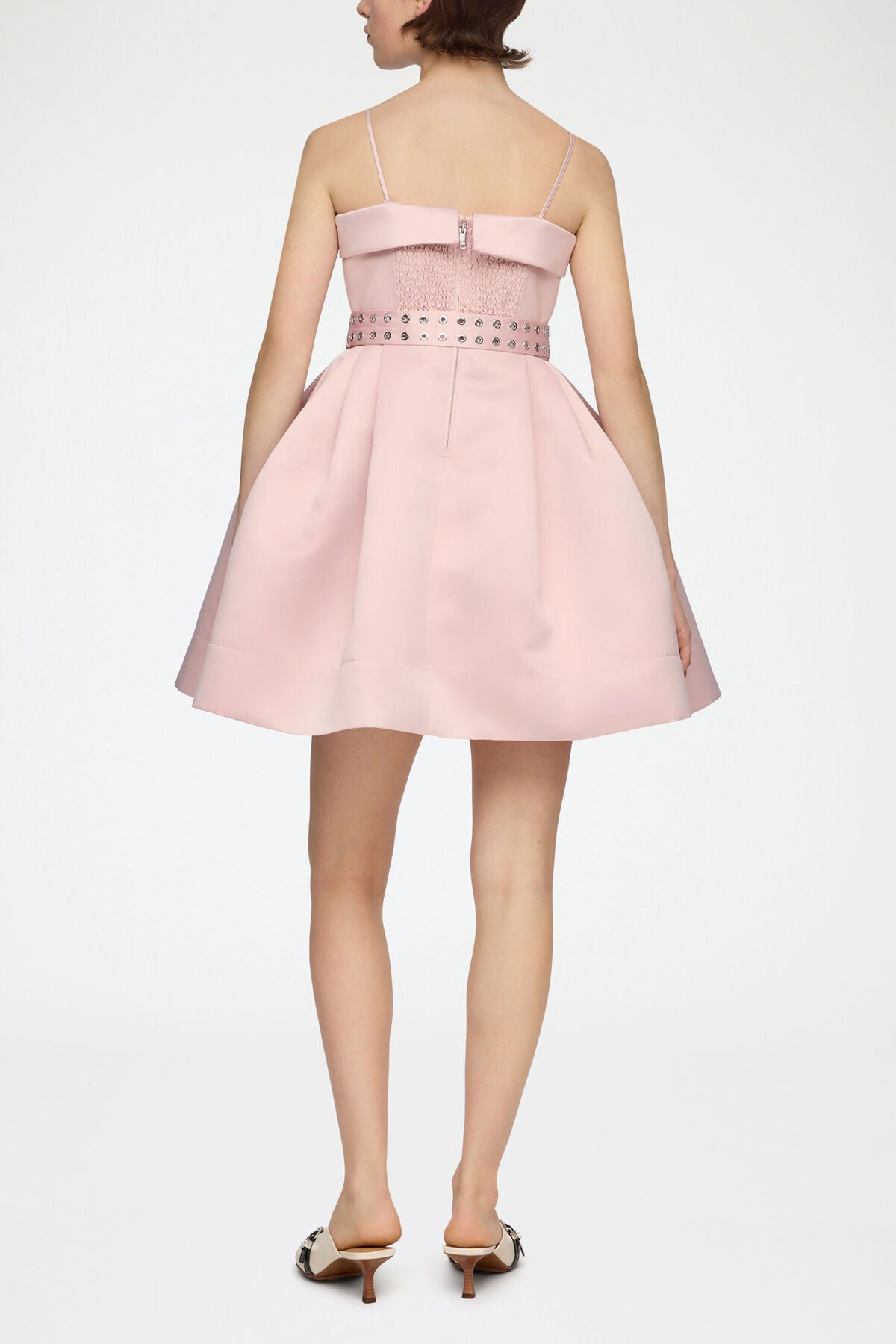 Dress in Pink Satin