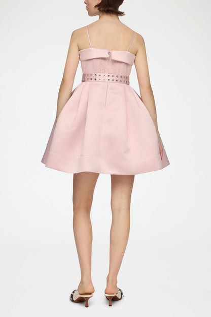 Dress in Pink Satin