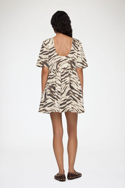 Dress in Zebra Denim
