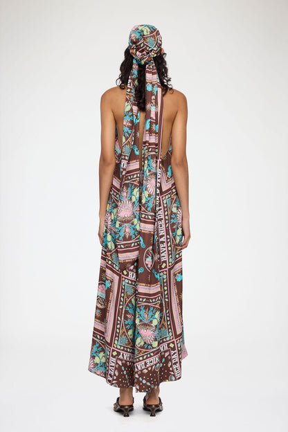 Dress in Printed Twill