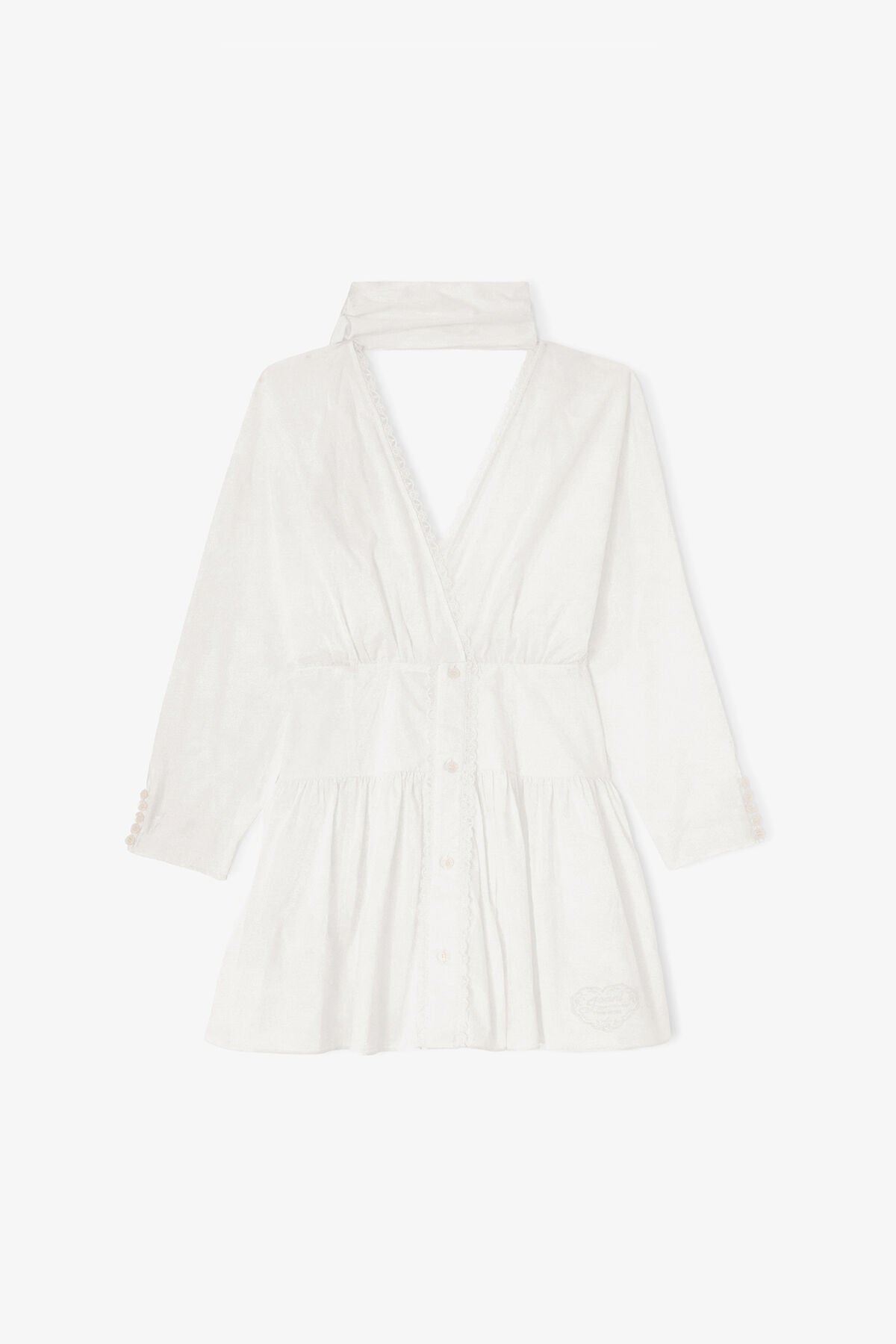 Dress in White Cotton