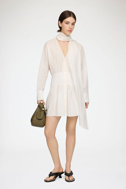 Dress in White Cotton
