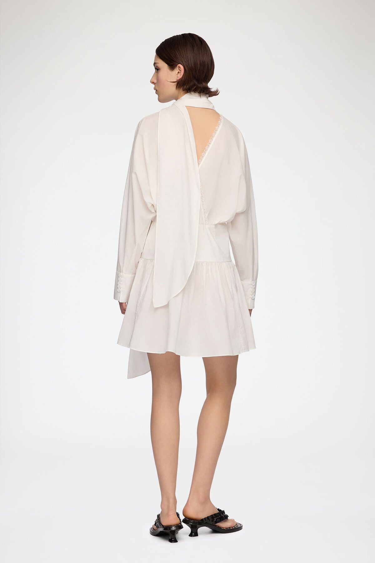 Dress in White Cotton