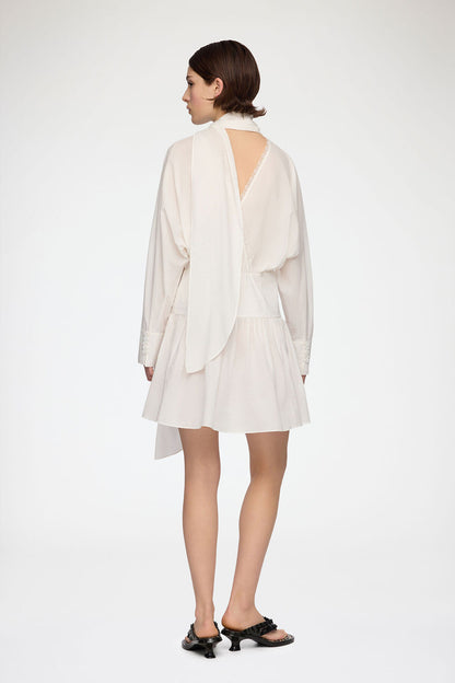 Dress in White Cotton