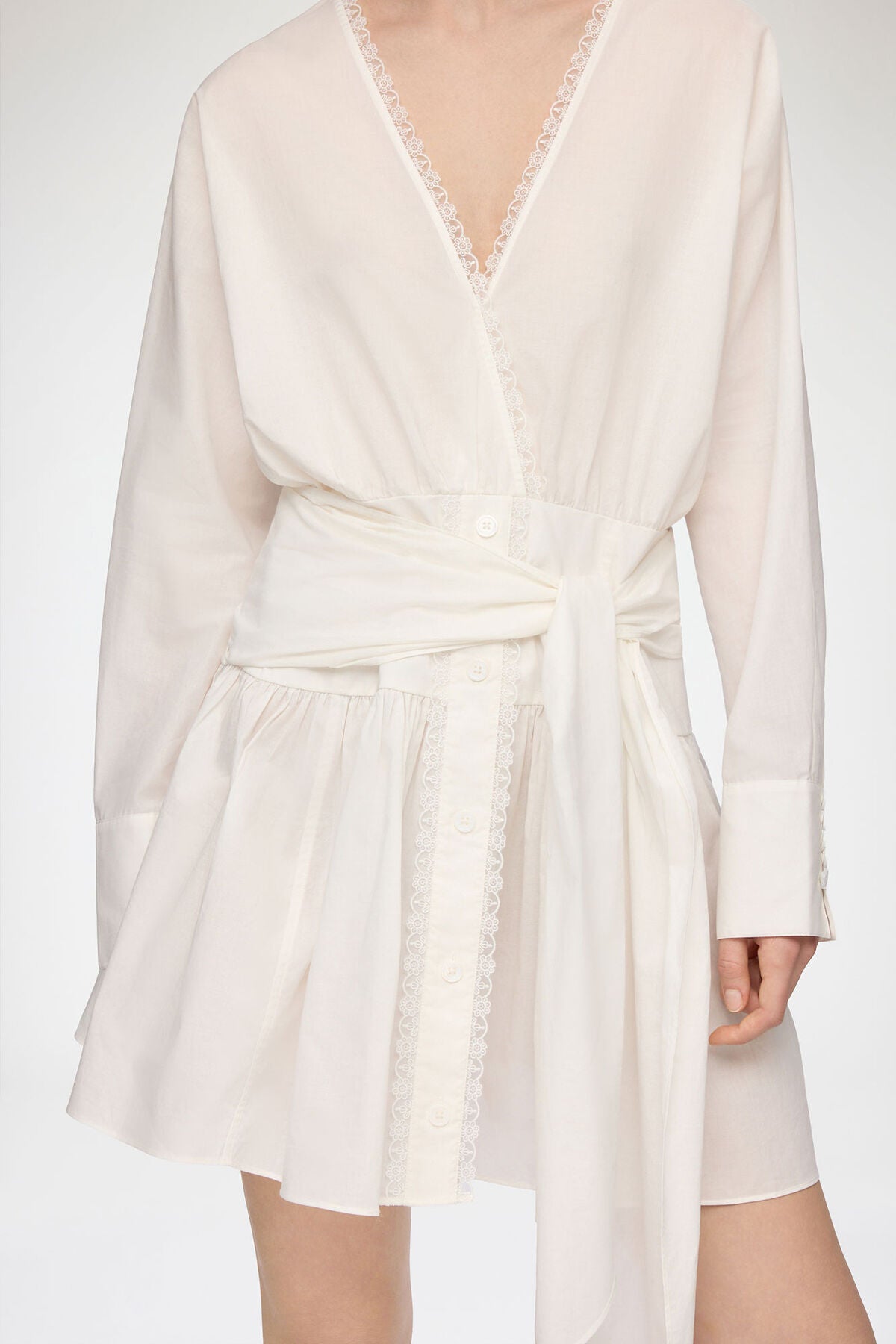 Dress in White Cotton