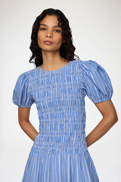 Dress in Striped Cotton