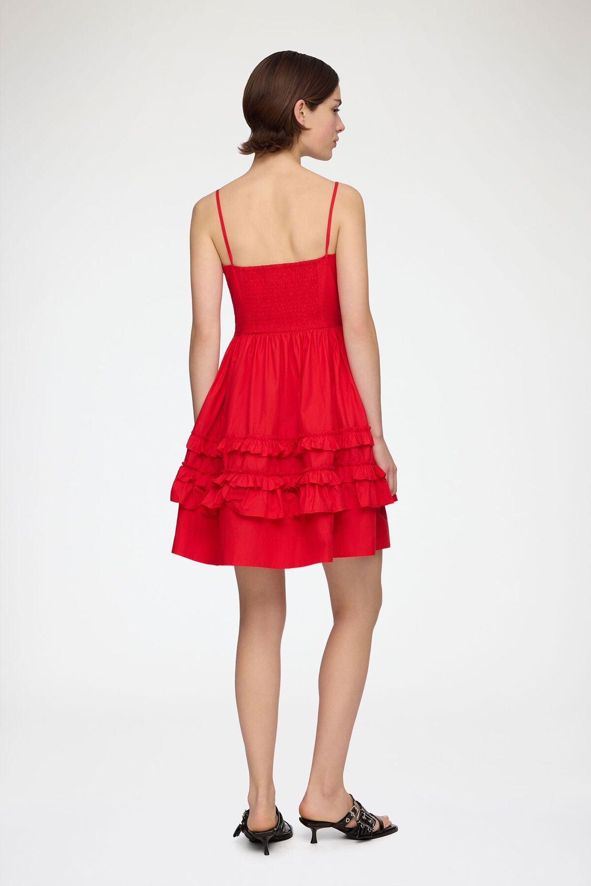 Dress in Red Cotton