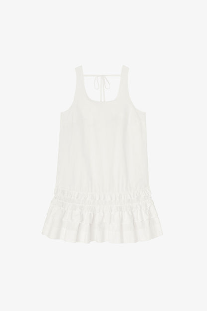 Dress in White Cotton
