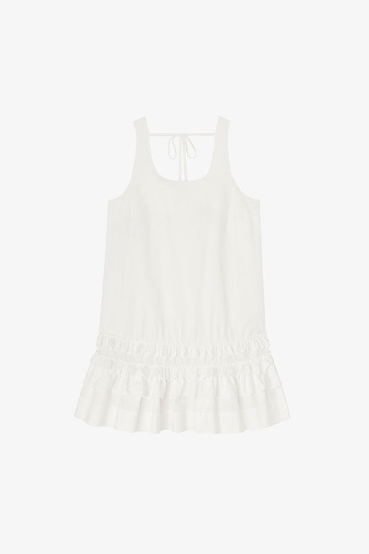 Dress in White Cotton