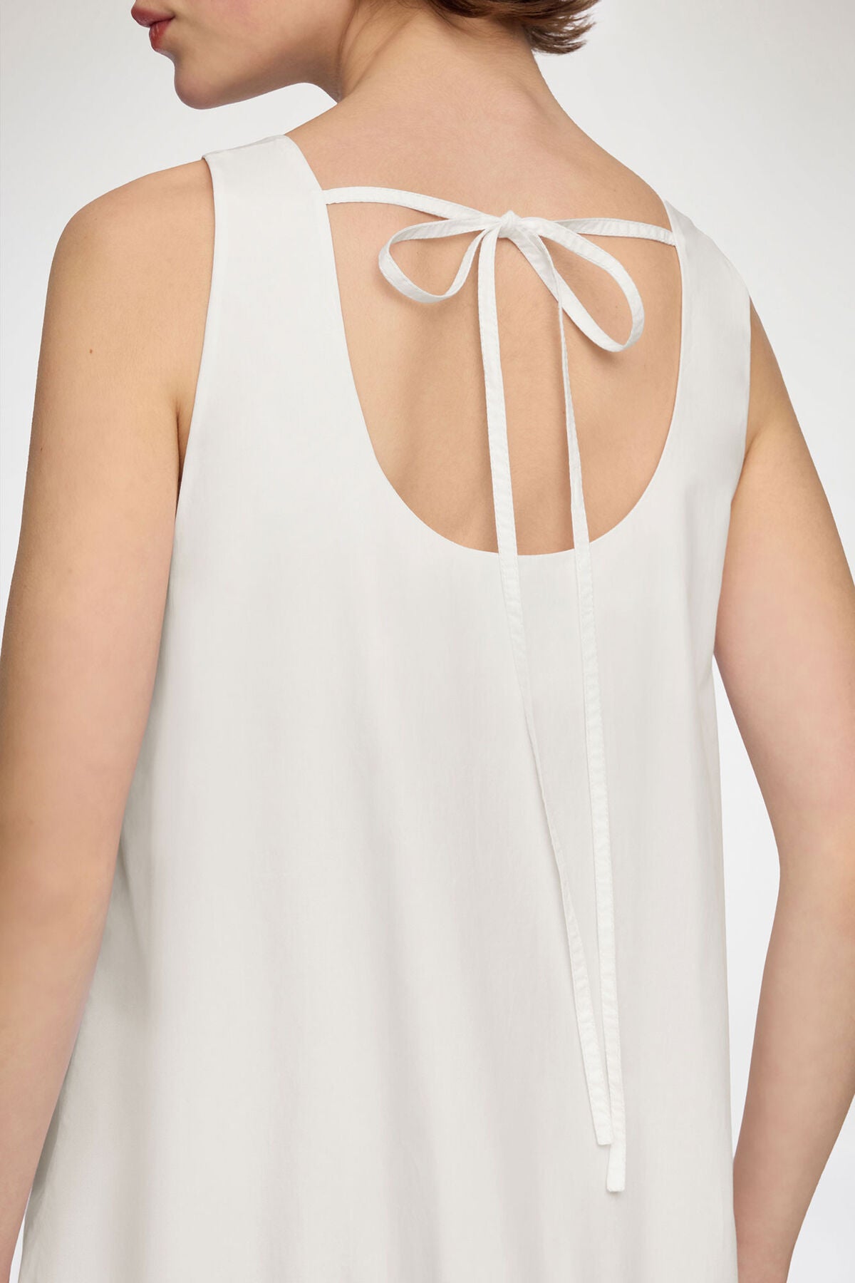 Dress in White Cotton
