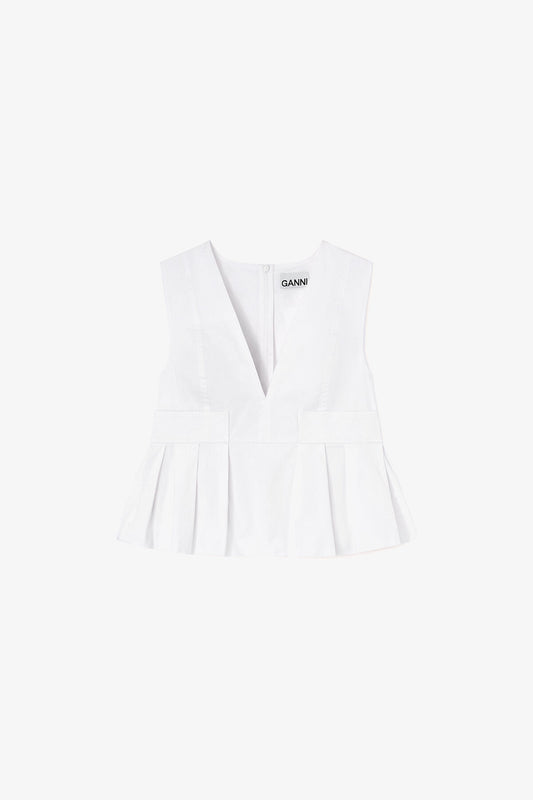 Top in Stretch Cotton